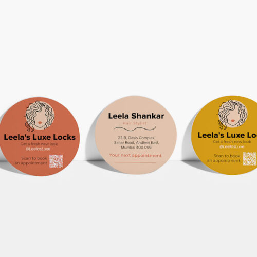 Circle Visiting Cards