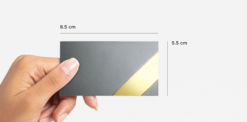 Raised GOLD Foil Visiting Cards
