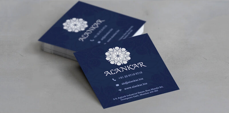 Square Visiting Cards