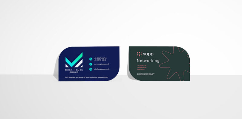 Leaf Shape Visiting Cards